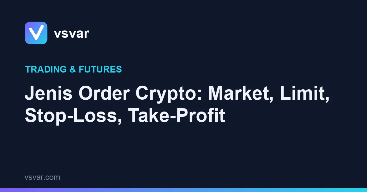Jenis Order Crypto: Market, Limit, Stop-Loss, Take-Profit