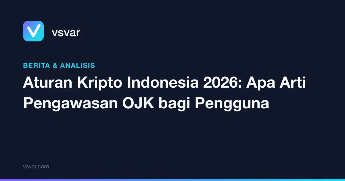 Aturan Kripto Indonesia 2026: Apa Arti Pengawasan OJK bagi Pengguna